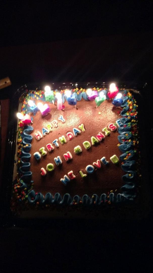 Thank you Margarette AndersClark for our beautiful and delicious Birthday cake.