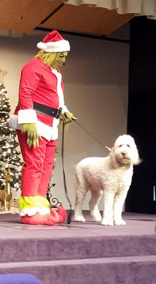 The Grinch & his side kick.