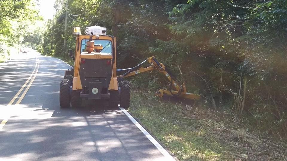 Reach mowing Fredrick pike right away. Yesterday.