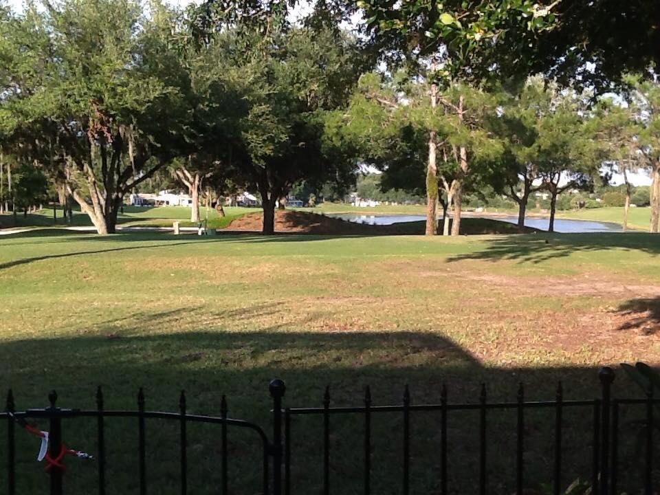 Having a few beers on my patio. Its a nice view! First day of retirement!