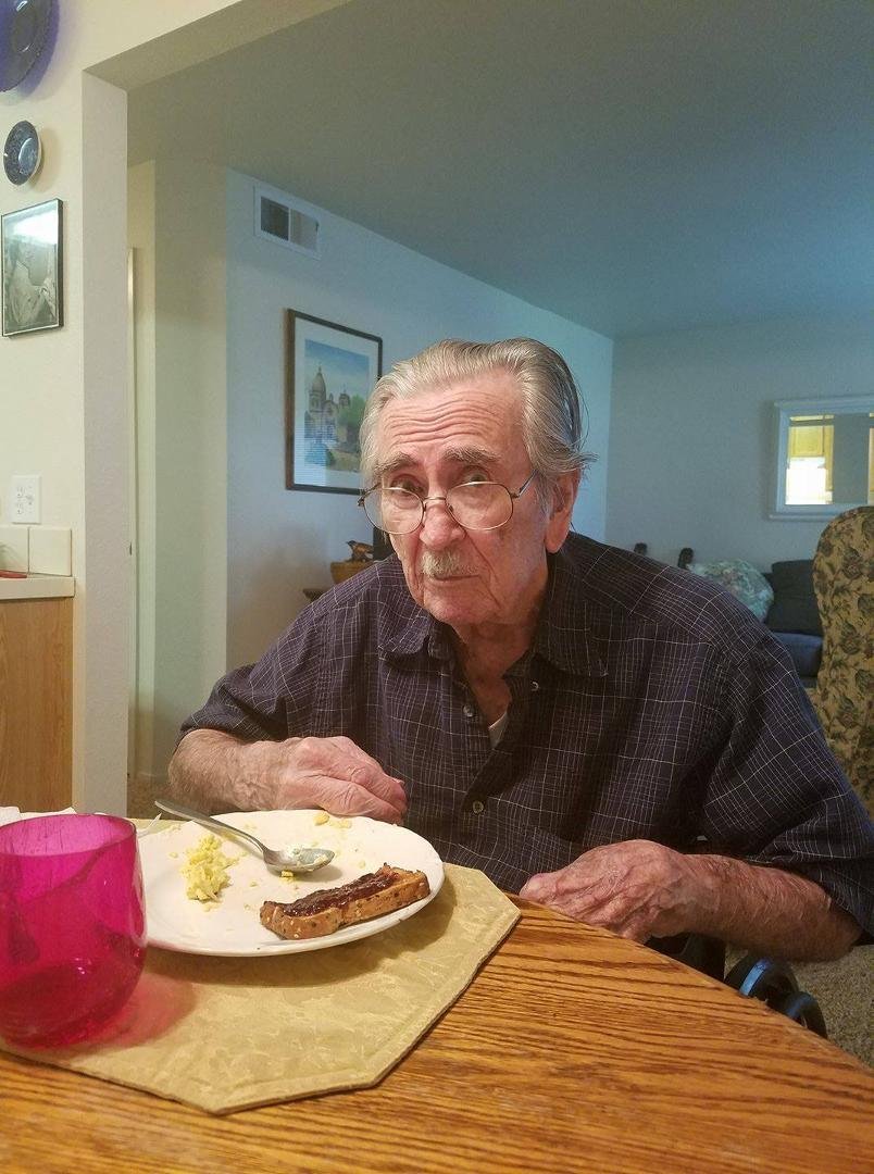 Today my Dad passed away at 9 AM. I will sure miss him. A great friend. I learned a lot from him. Please pray with me for his solace in heaven.