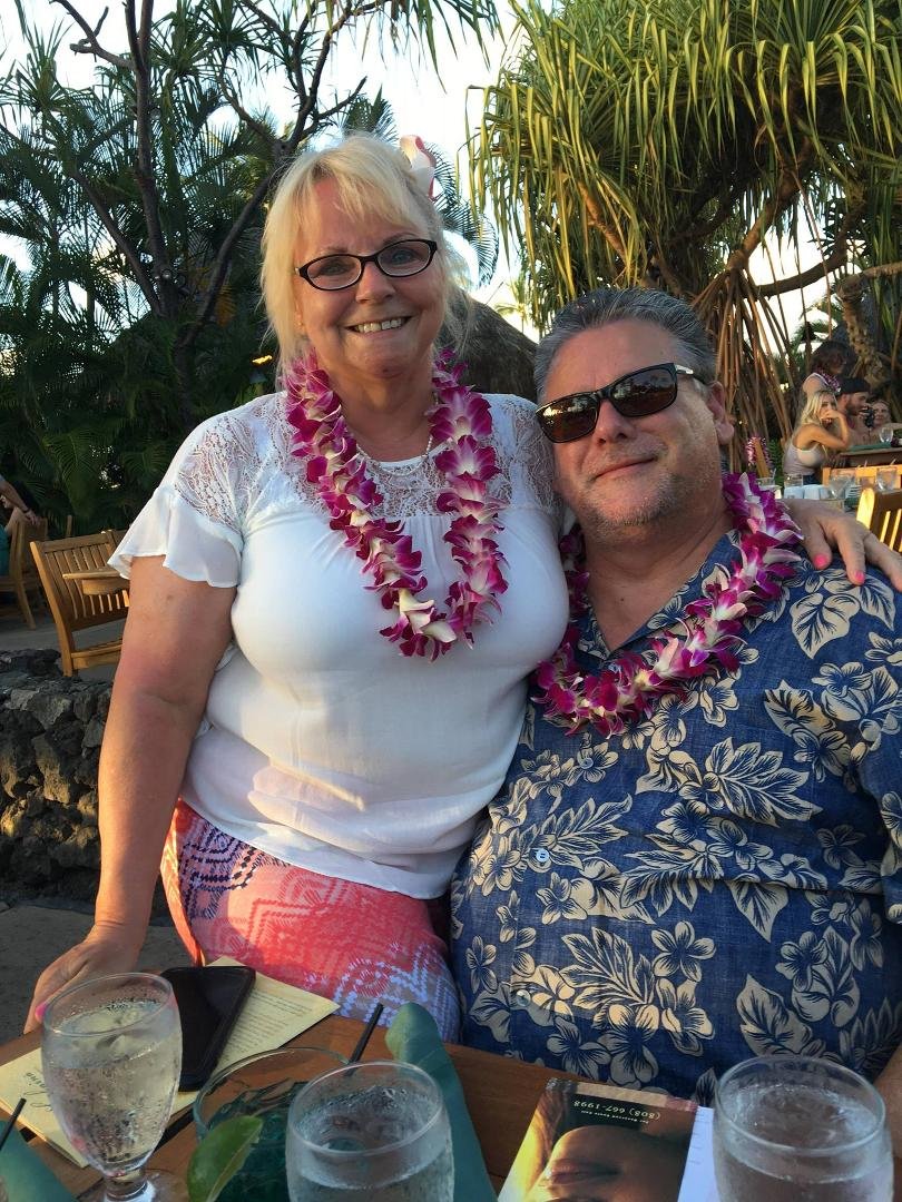 The Kahuna and his Wahini at the Old Lahaina Luau