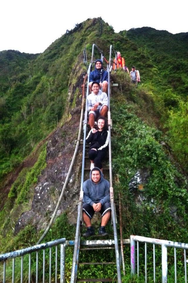 The first time Noah hiked the Stairway trail.  Just before his move to Vegas...