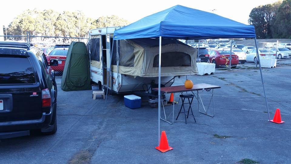 Home sweet popup trailer