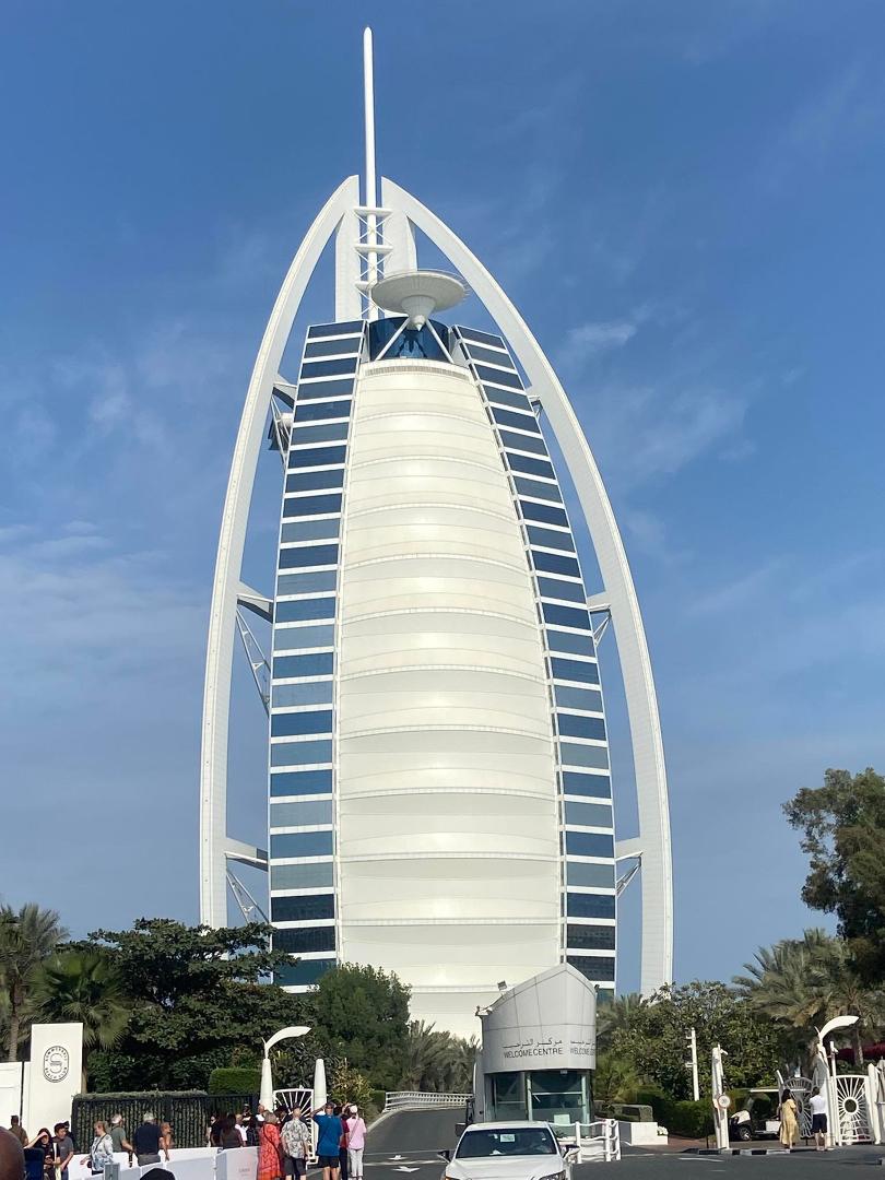 Burj Al Arab Hotel- one of the tallest hotels in the world