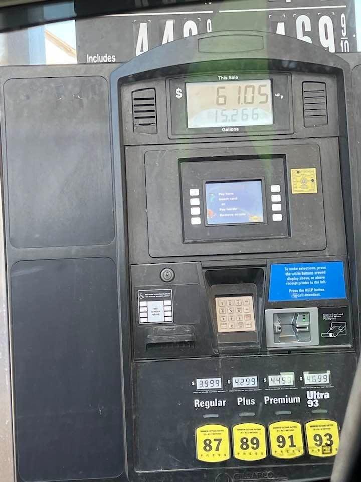 Jeffersonville NY gas. OMG!