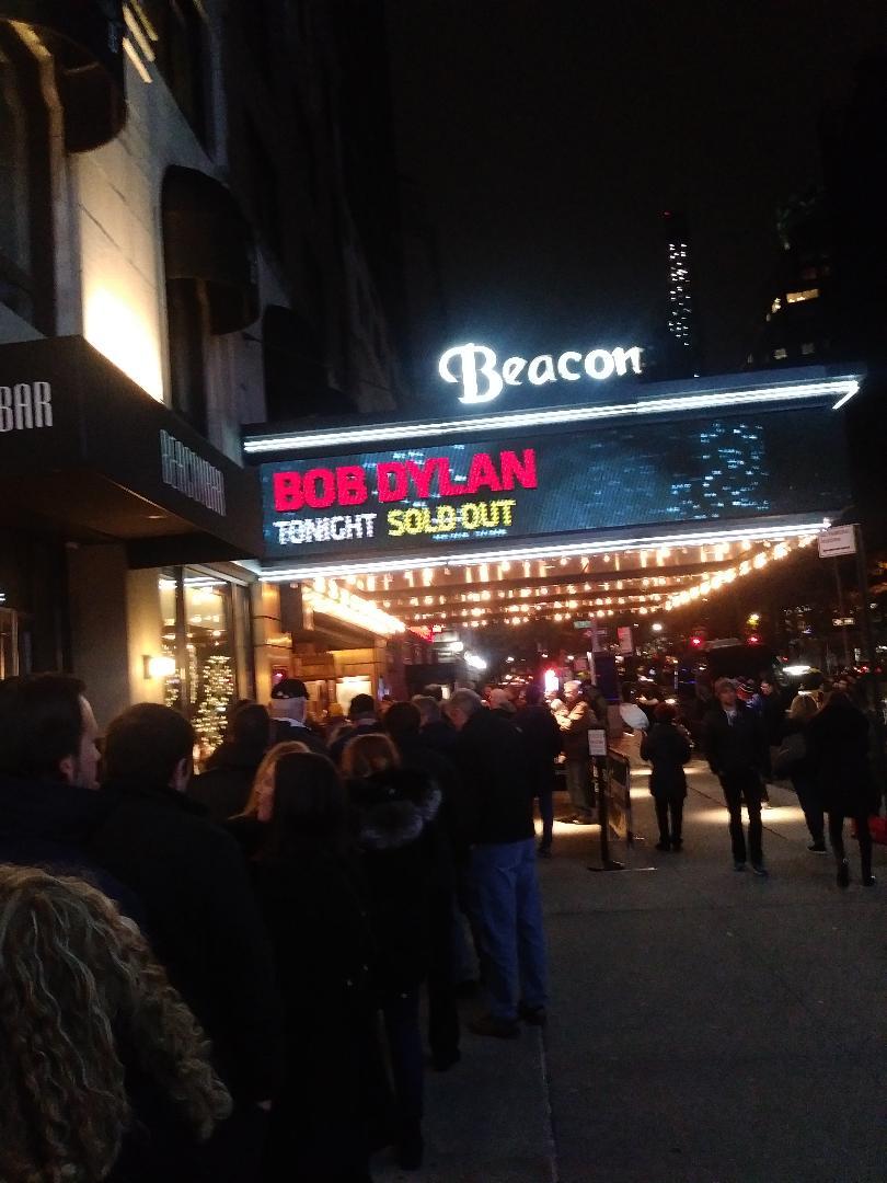 Last night saw Bob Dylan at the Beacon