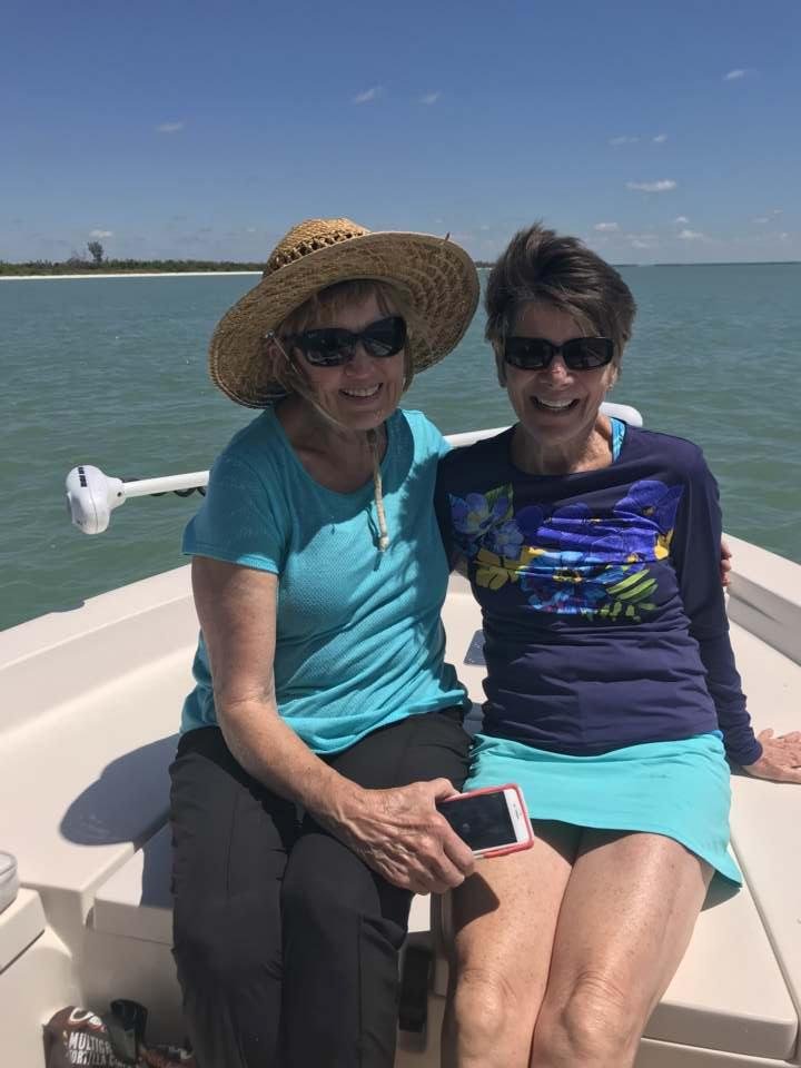 Great friends too, Marti and Beth. The loves of our life and the women who protect us from getting old and crabby.