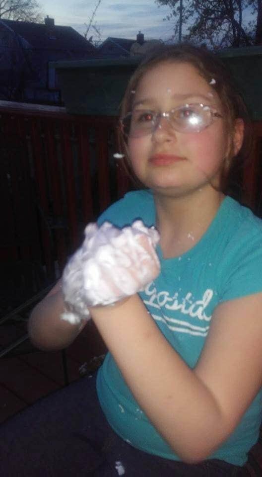 Julia, my granddaughter. Age 9