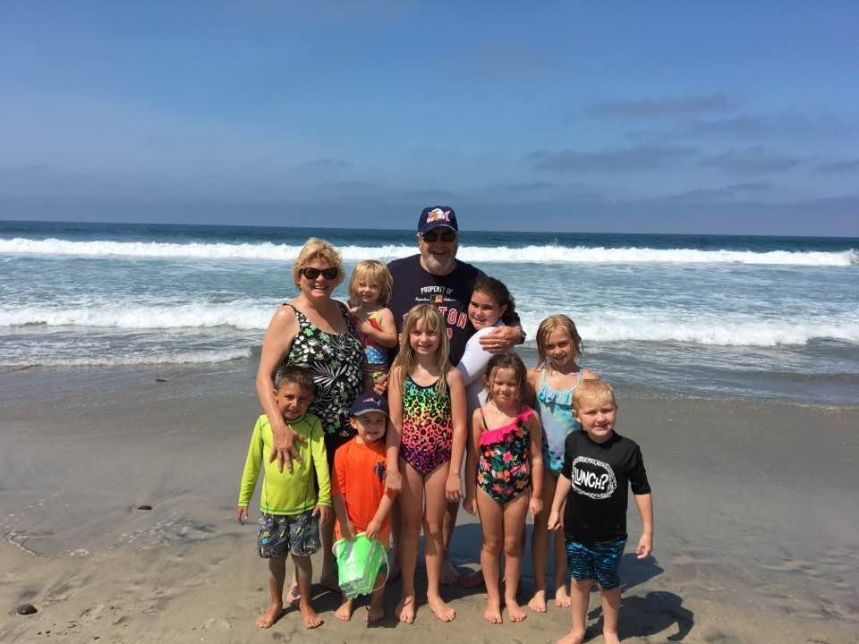 Enjoying the beach with the grandkids❤️❤️❤️