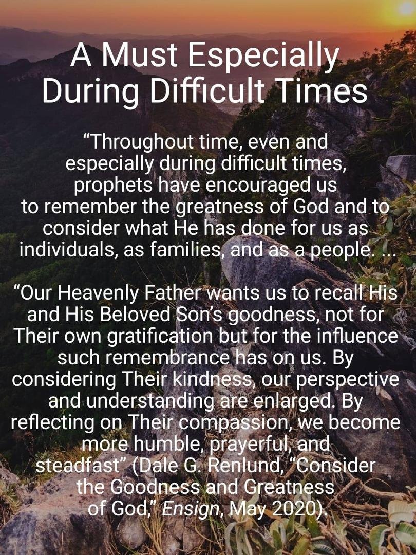 I hope & pray that I always & forever Remember Him!