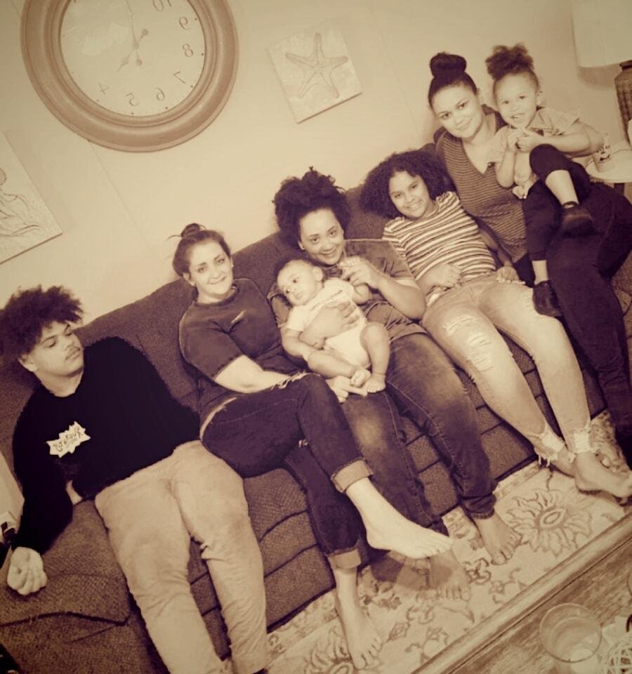 My babies & grandbabies 💜💙💚💛👶👶#MYTRIBE