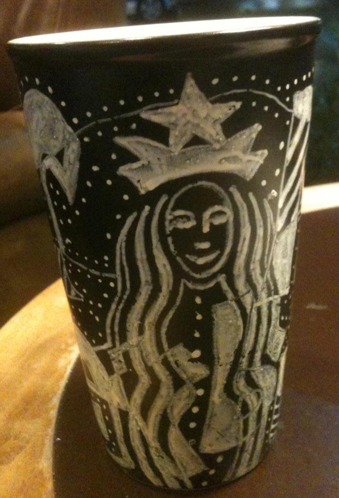 STARBUCKS extra good this wet morning!