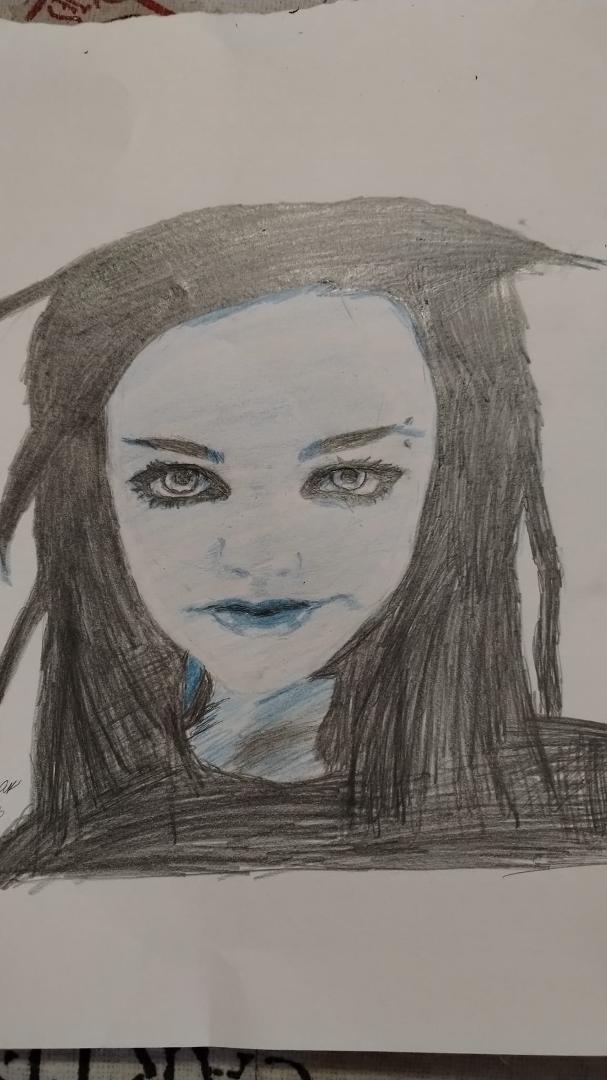 My daughter drew this picture of Amy Lee