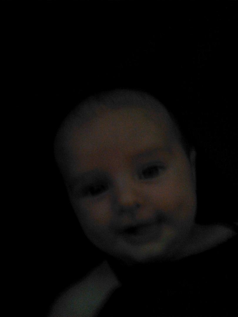 I got a dimple ... So adorable.