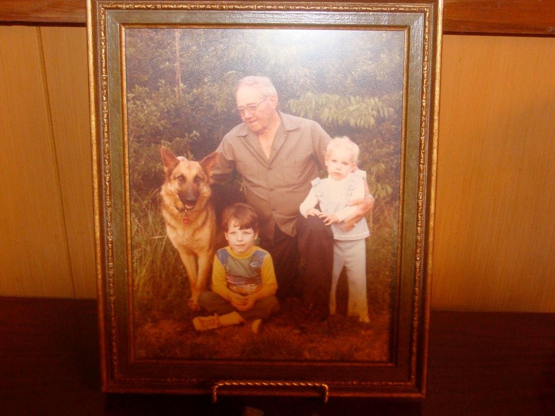 My grandfather died thirty years ago today. It's hard to believe he's been gone that long. This is the only picture I have of him, and I remember it like it was yesterday. He wasn't always the easiest person to get along wi