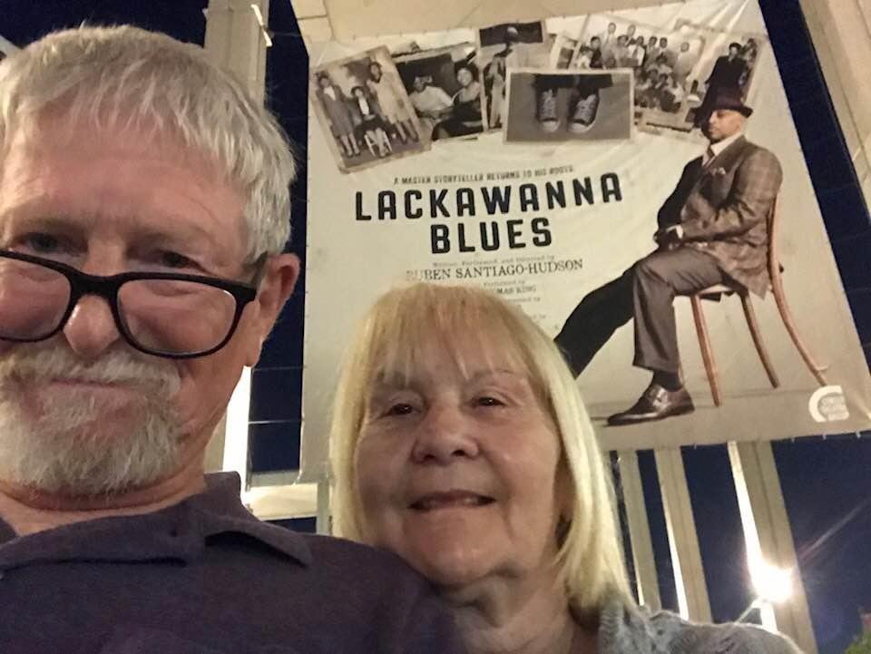 At the Mark Taper seeing Lackawanna Blues