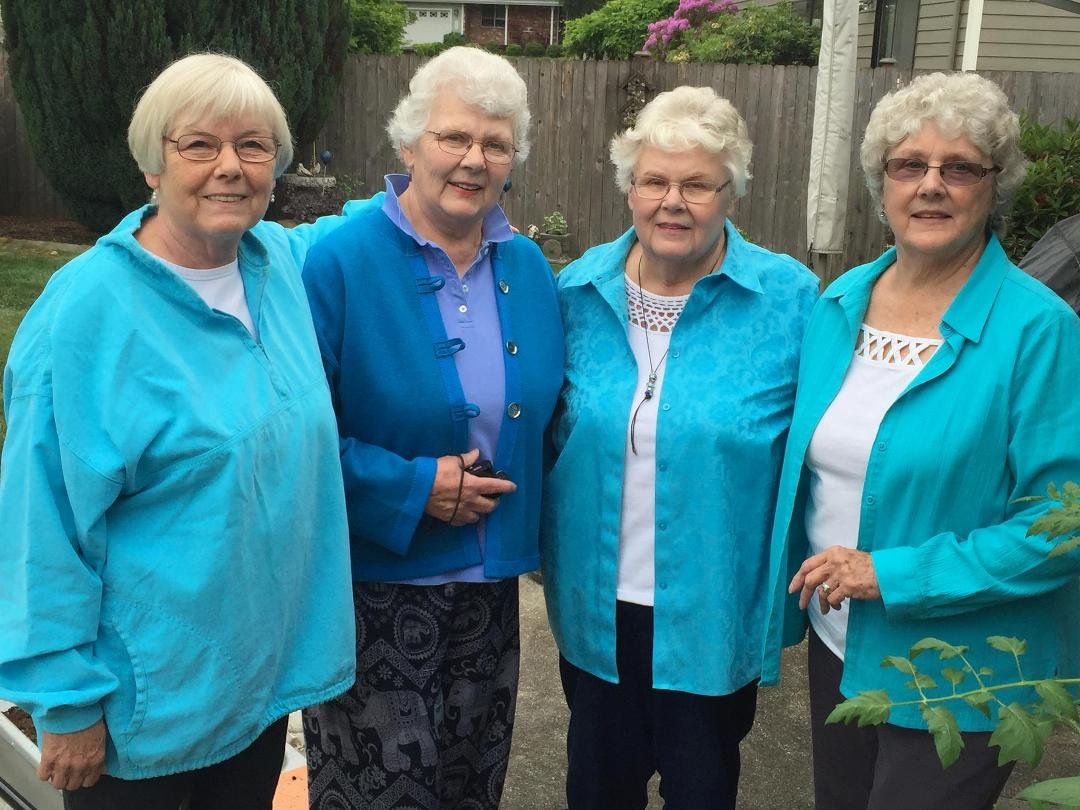 Do you notice a theme here Patti Burns? We dressed up for Deb today.