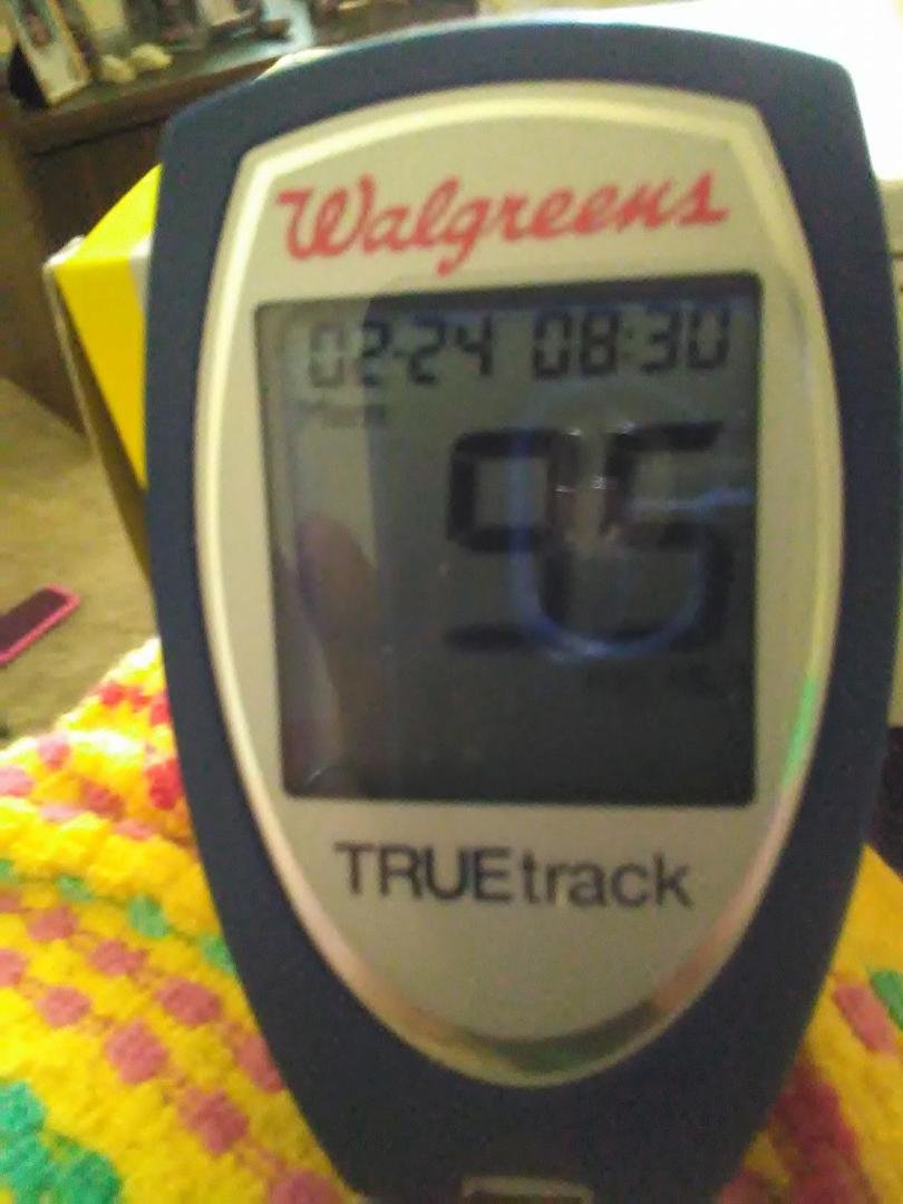 I take my blood sugar seriously😀