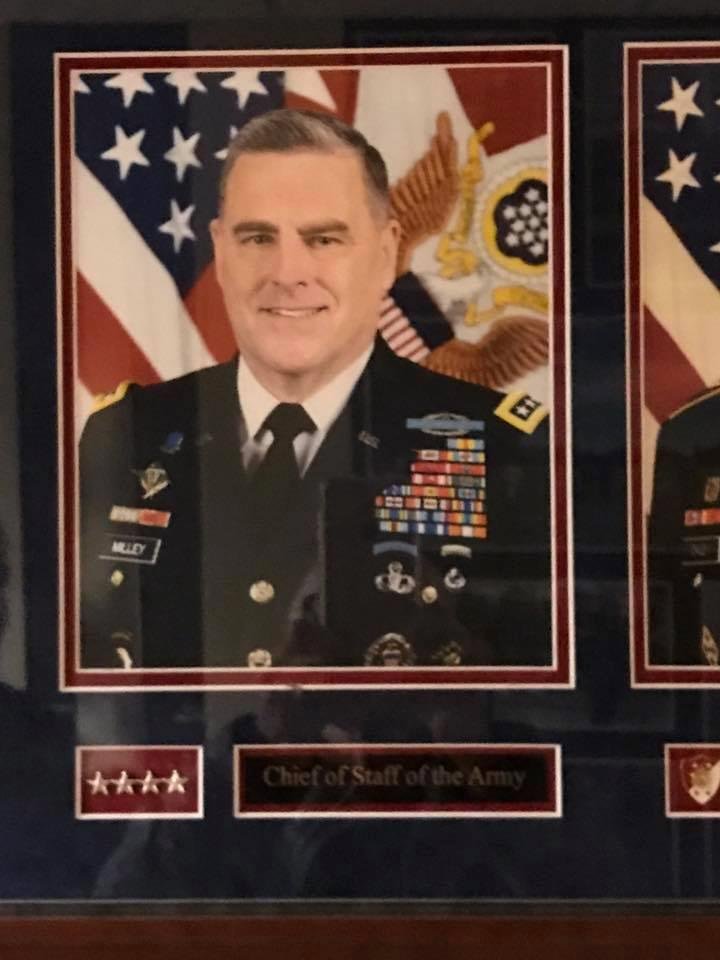 General Mark Milley, Chief of Staff of the Army. We were very fortunate to meet him today. Thanks, Isaac and Michelle.