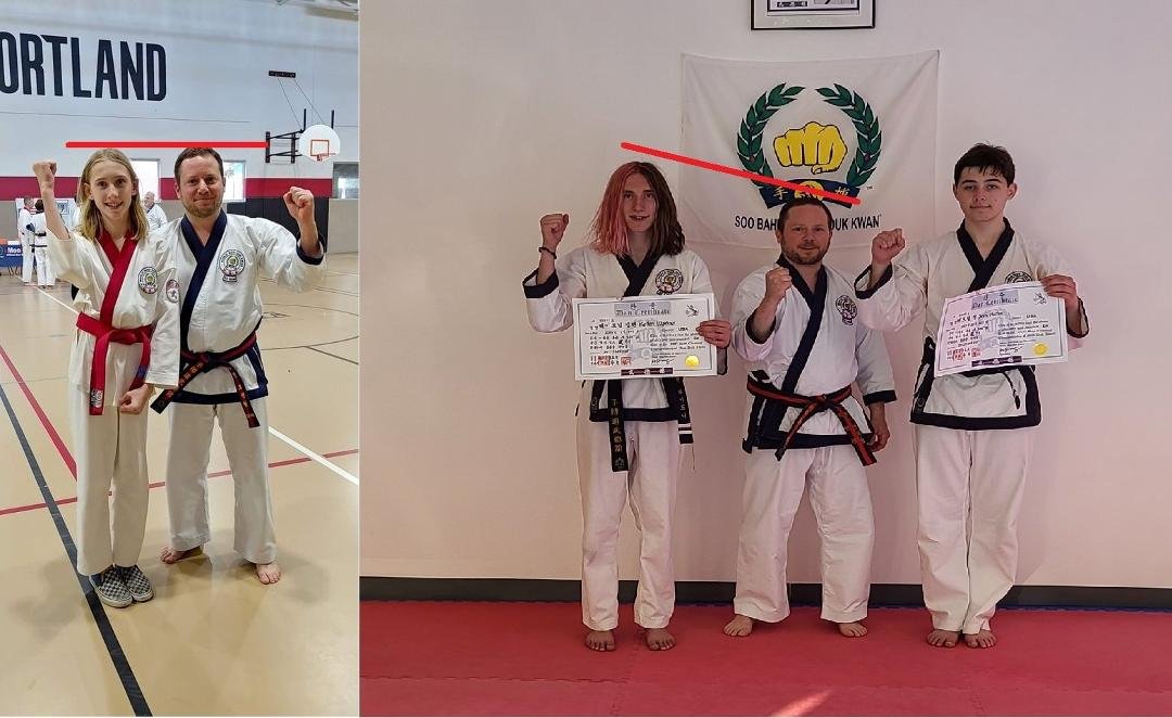 1st degree test ~2 years ago on the left. What's going on here?