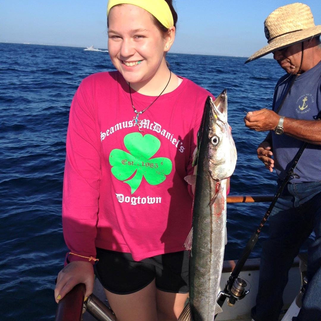 Marisa caught her fish in CA, so much fun.