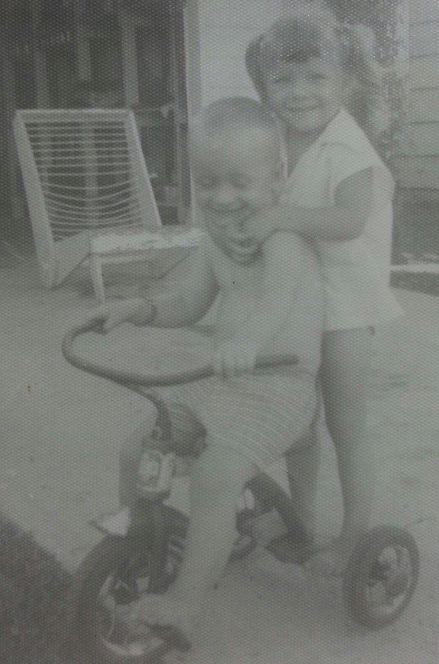 Babes and bikes 1958... her name was Valerie Smith.