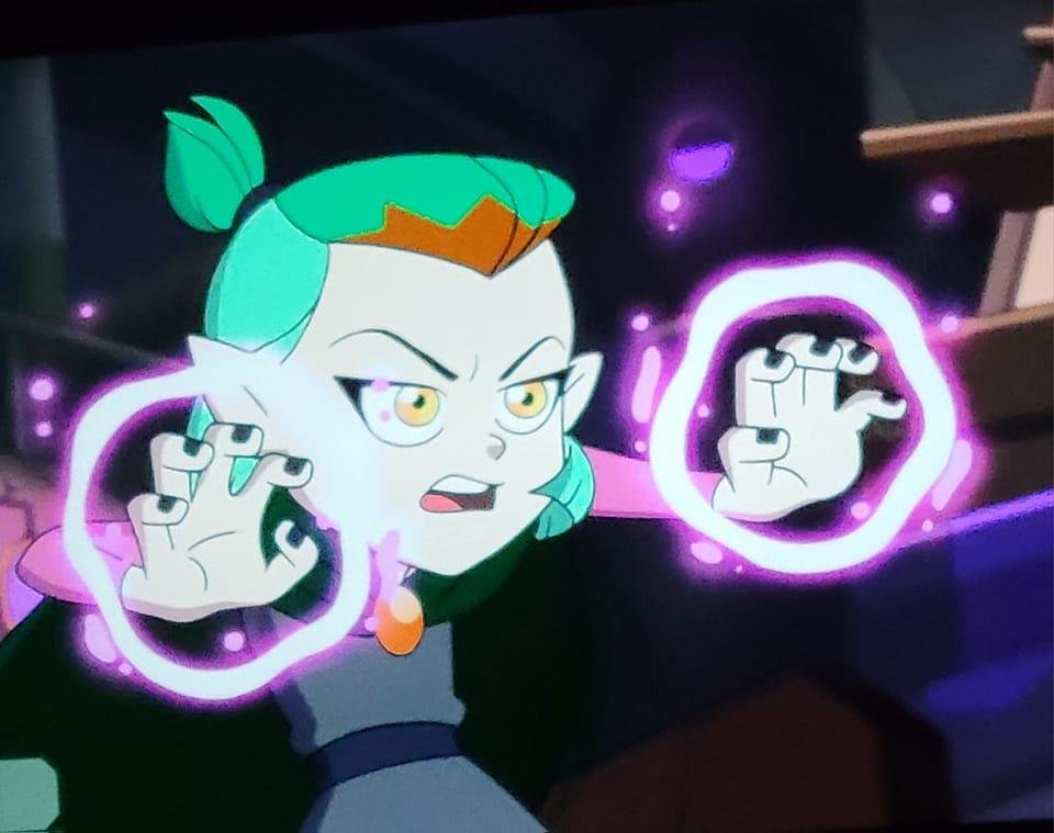 "Escaping Expulsion" #s2ep2
Amity: "hey! Stay away from my Luz!"