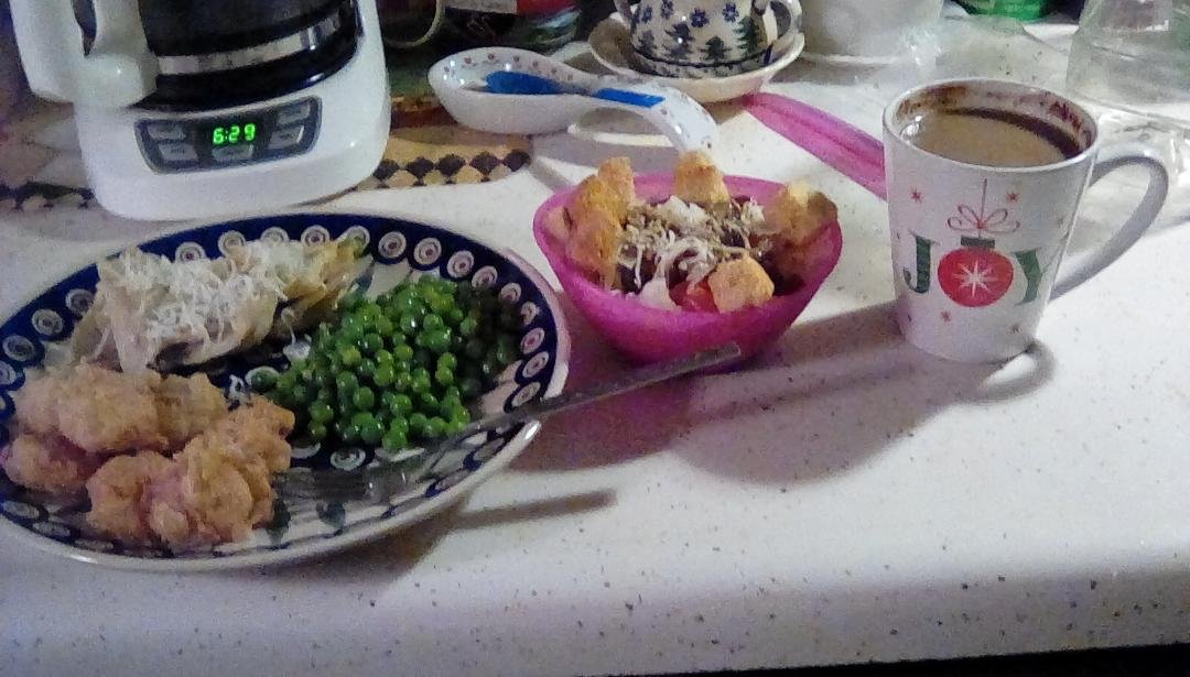 Dinner....to bad I am alone !