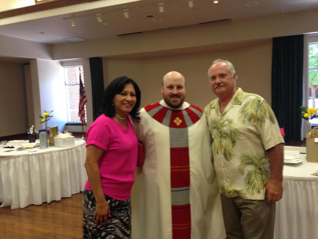 First blessing from Father  Daniel Grover