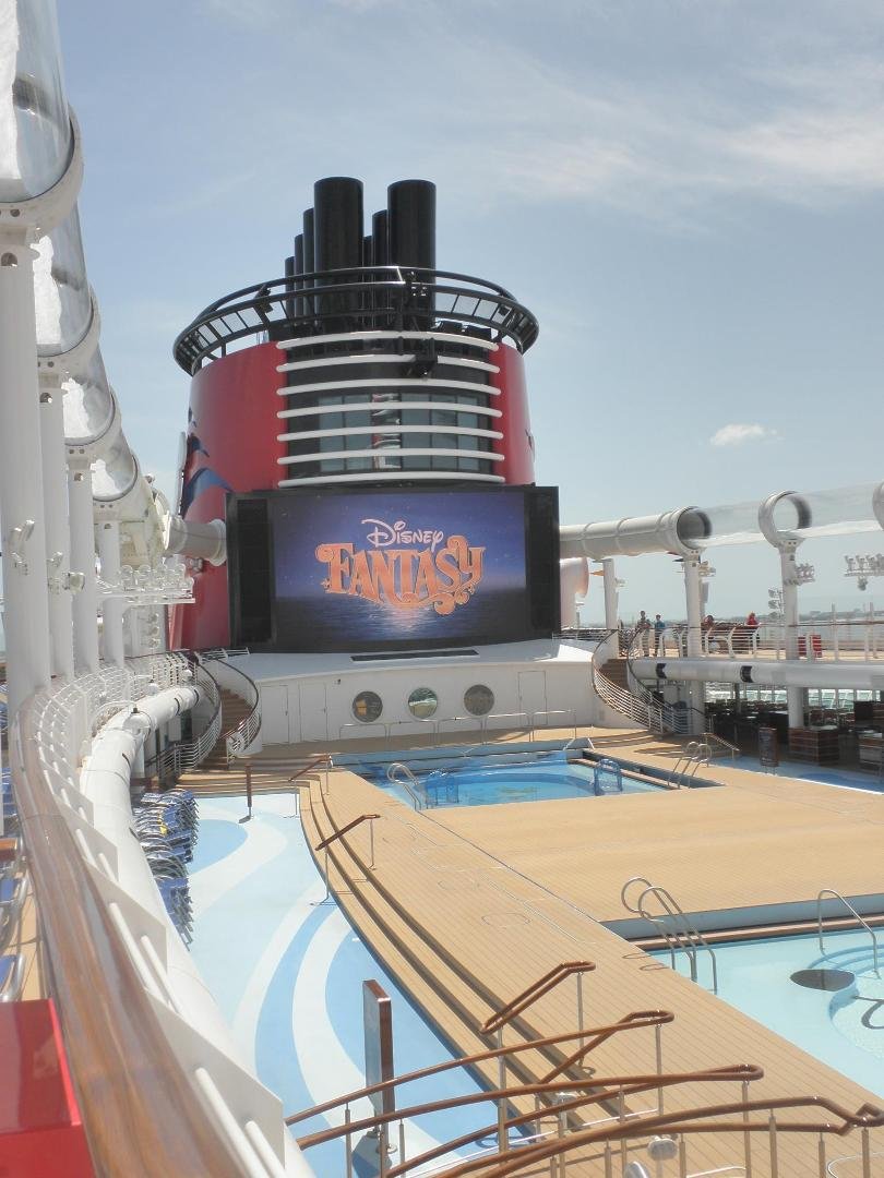 Saw the AWESOME ship Disney Fantasy today! Her 1st sailing is this Saturday.
