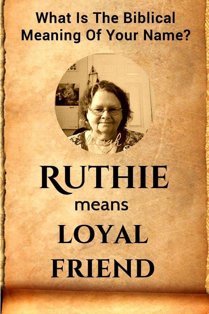 Just like Ruth in the Bible.....