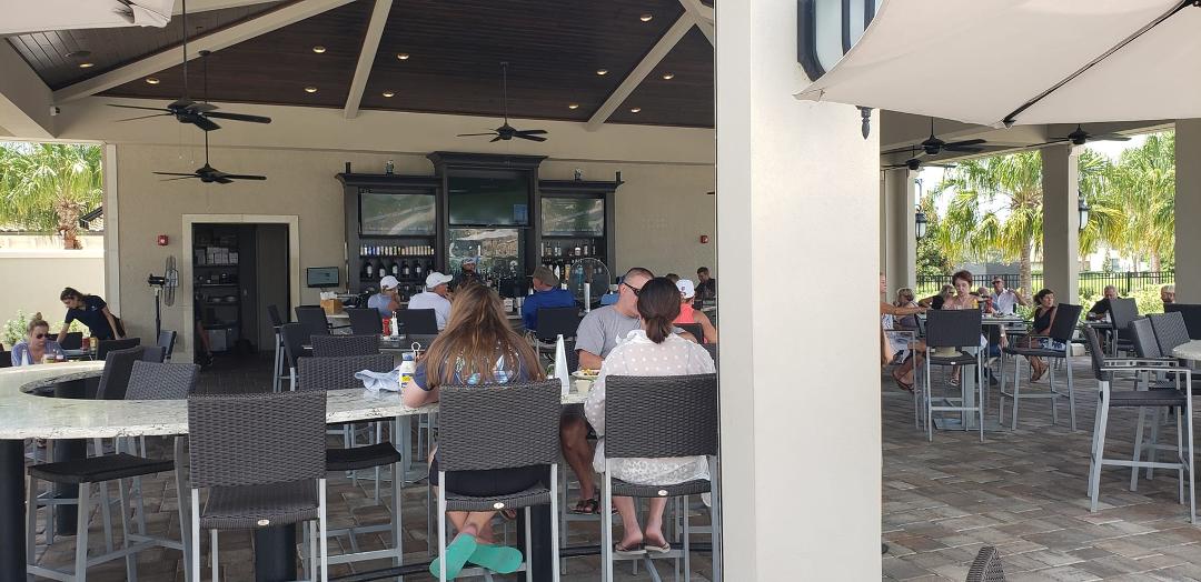 Tiki bar. Lakewood National GC