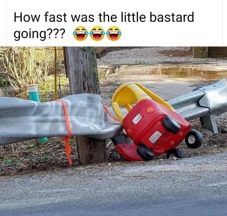 They cut me off Officer.