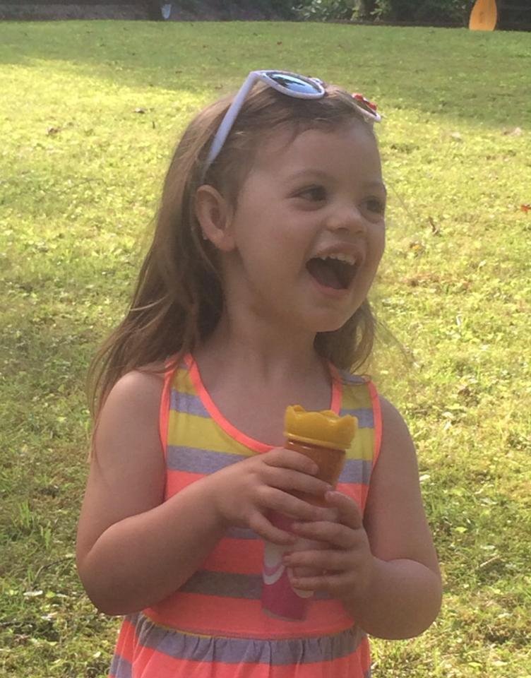 My beautiful great granddaughter .