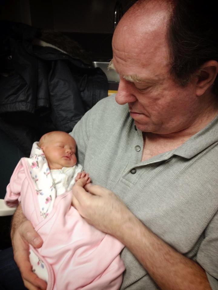 Kenzie Marcano with Grandpa