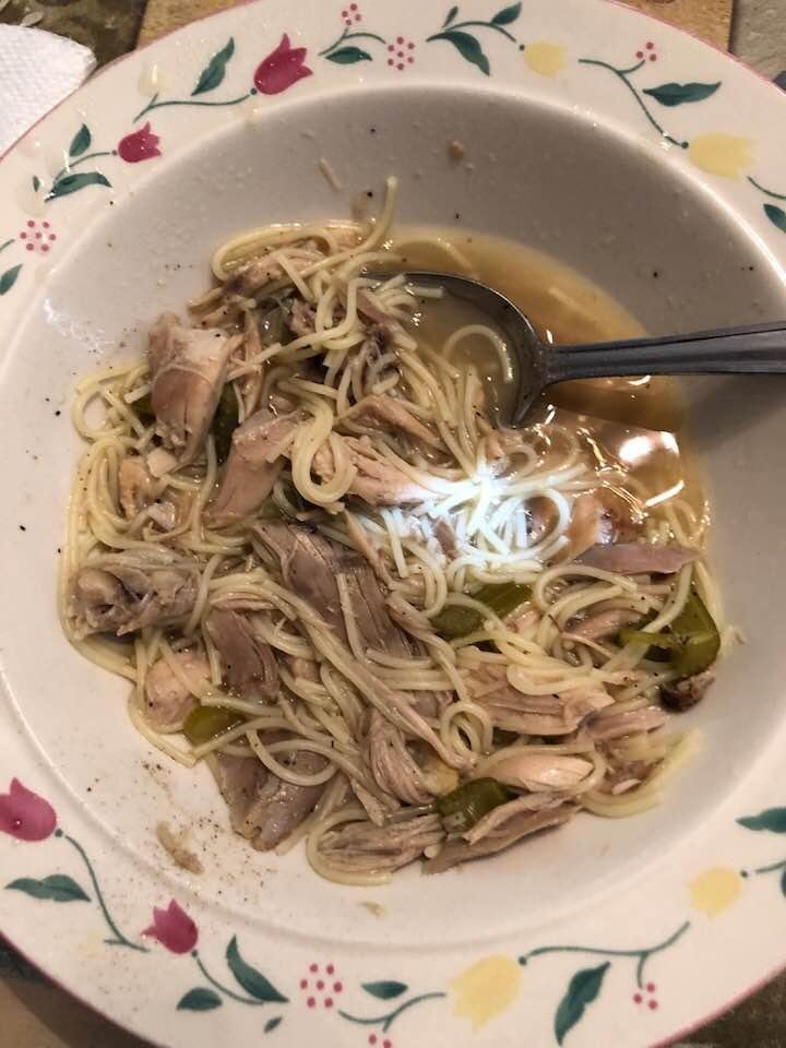 I can cook chicken noodle soup! 😜