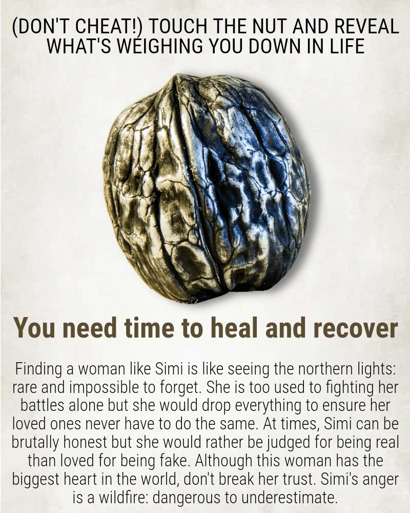 Amazing that it says I need time to heal and recover since I'm currently in the hospital.
