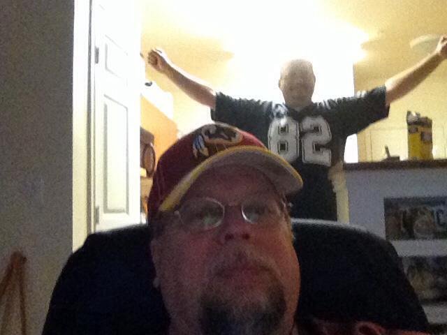 Got my game face on for this epic game....go RG3!!!!