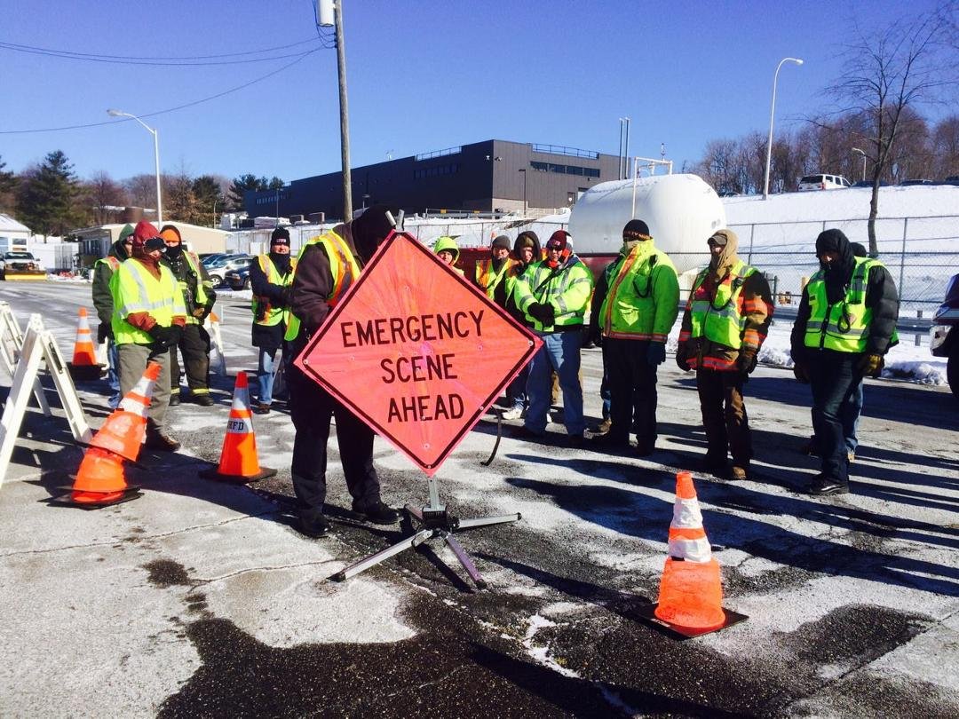 More Fire Police training