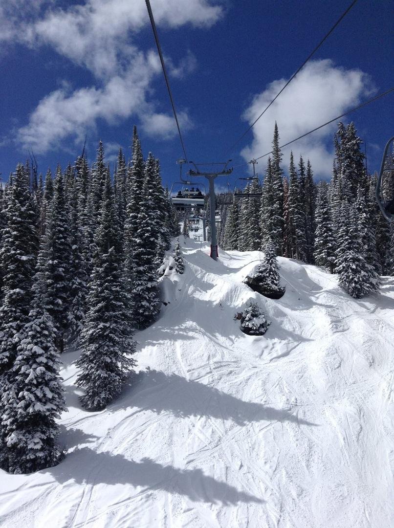 Last ride on Chair 11 before it transforms into a six-pack.