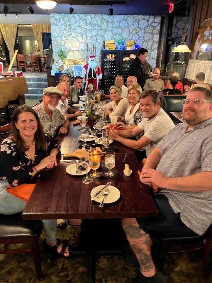 The deane family - pat sally Dorothy Mary lou and extended family. Fun times