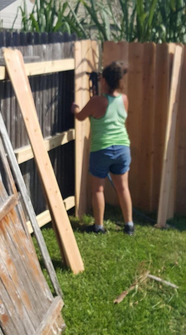For anyone who has done Pati Bennett wrong, beware as she now has the skill of a new weapon in her arsenal, a framing nailer