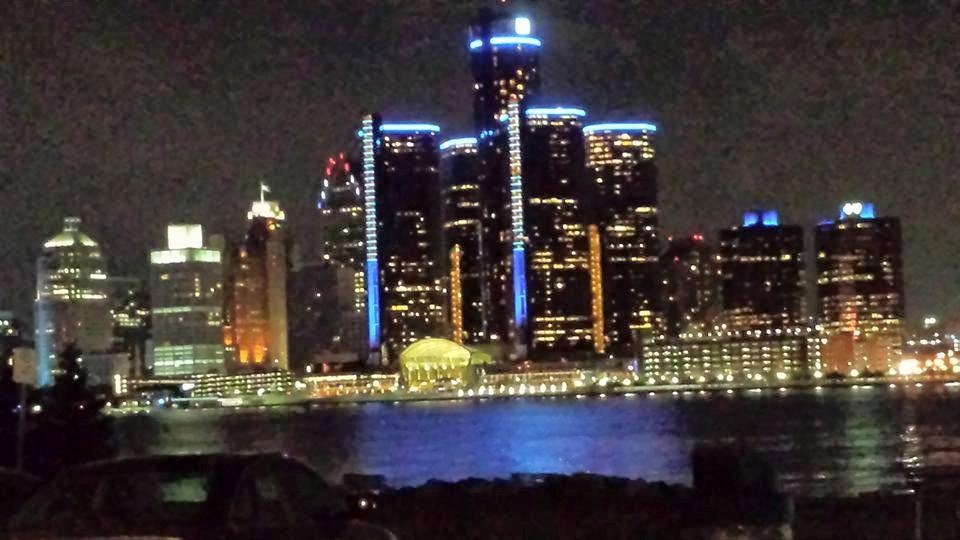 Detroit Night Light from Canada.