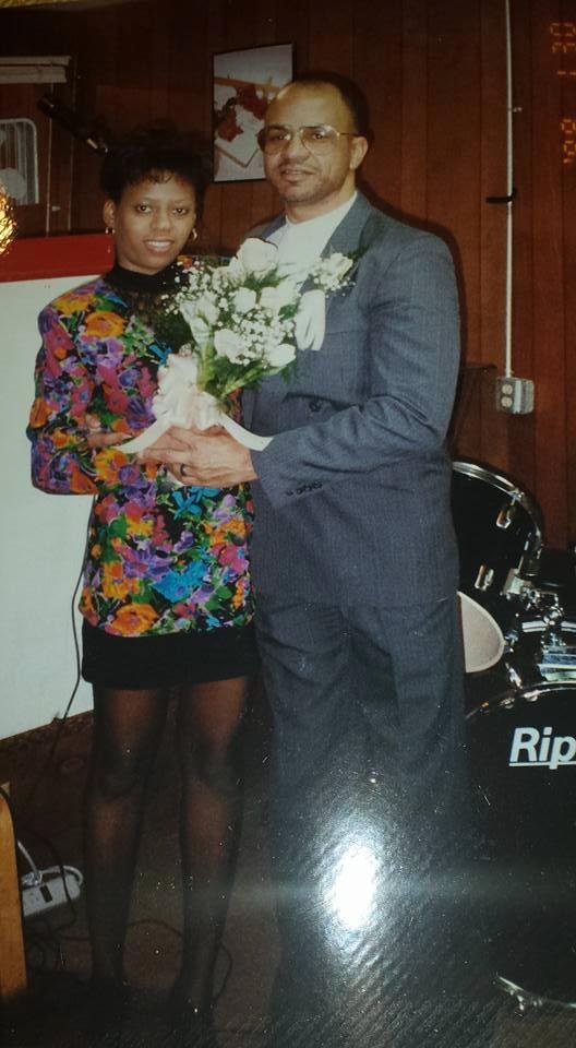 Goodmorning  Facebook friends  and family help me wish my daughter Anjanette and her husband Lamont Dallas a very happy 18th  wedding Anniversary 
Happy Anniversary  you guys
  From Mom Dad