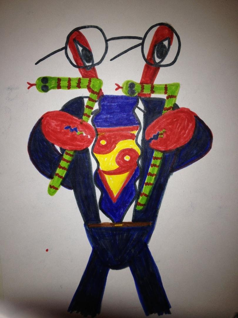 My first draft drawing I did last night for a tattoo idea.