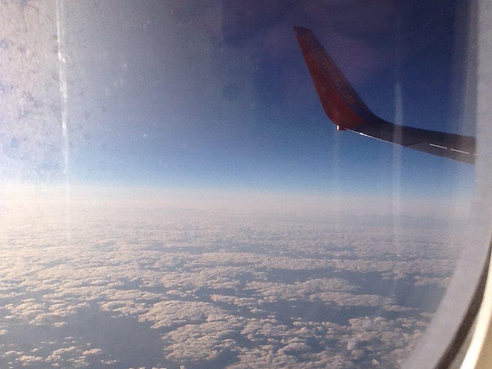 A beautiful day for flying.