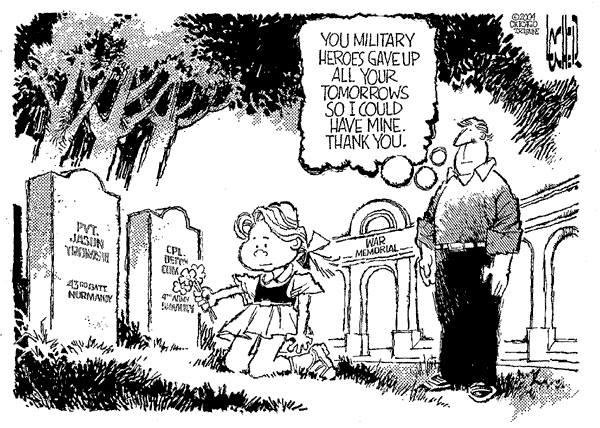 As we go about our fun activities the weekend, remember the reason for this holiday. And maybe thank a Veteran. Freedom is NOT free!!
