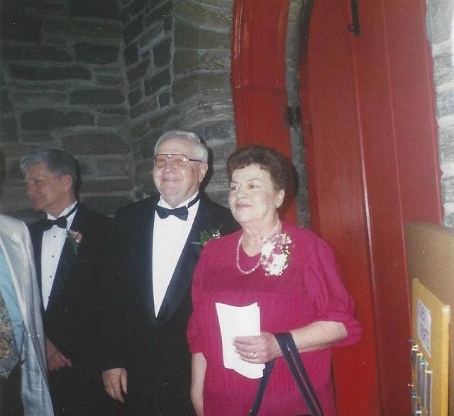 My mom and Dad. Dad passed in May 2011...what a great looking couple! :)