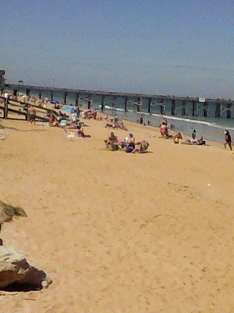 flagler beach on St Patricks day 80 out